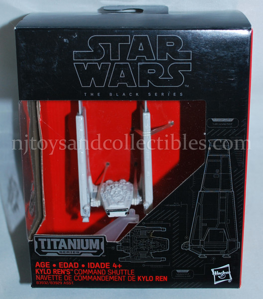 Star Wars Black Series Titanium Diecast Kylo Ren's Command Shuttle