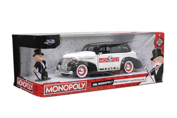 Diecast Vehicles: Mr. Monopoly 1939 Chevrolet Master Deluxe with Figure