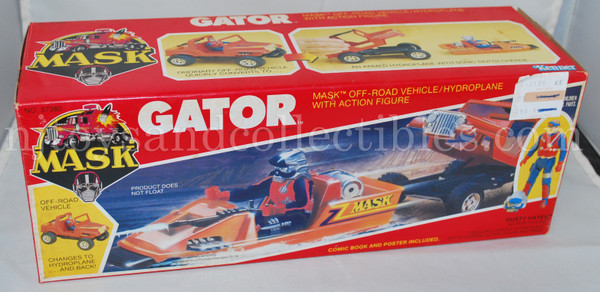 Vintage 1985 MASK Kenner Gator Vehicle Complete in Open Box
