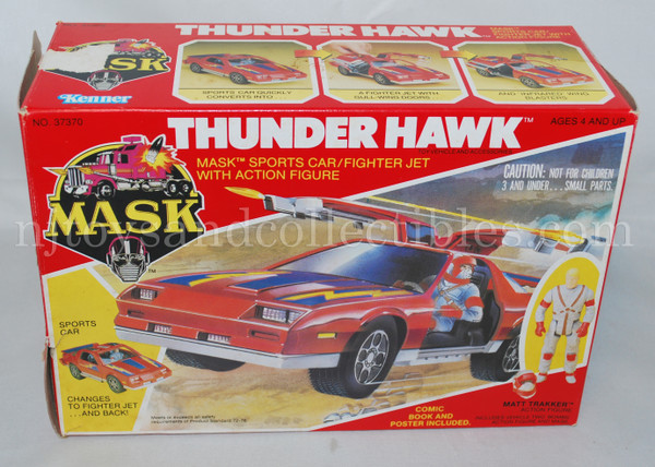 Vintage 1985 MASK Kenner Thunder Hawk Vehicle Complete in Open Box