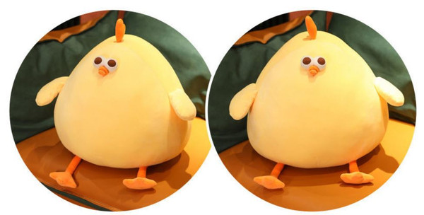 Squishy Soft Plush Adorably Ugly 13-Inch Yellow Chicken