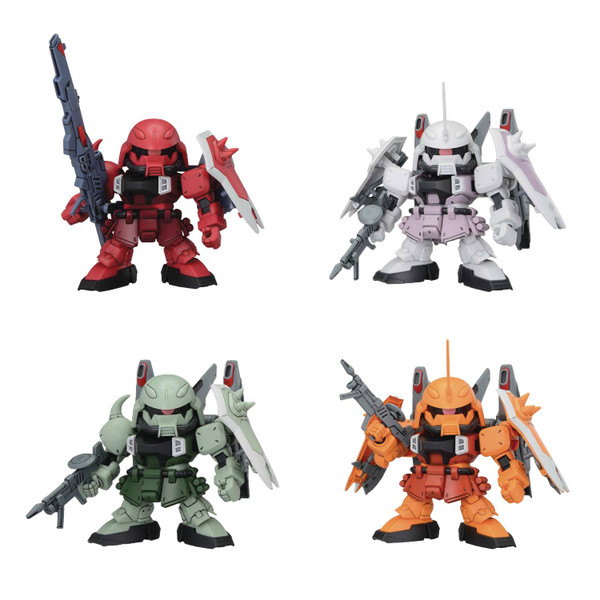 Gundam Seed BB Senshi ZGMF Zaku Series Set