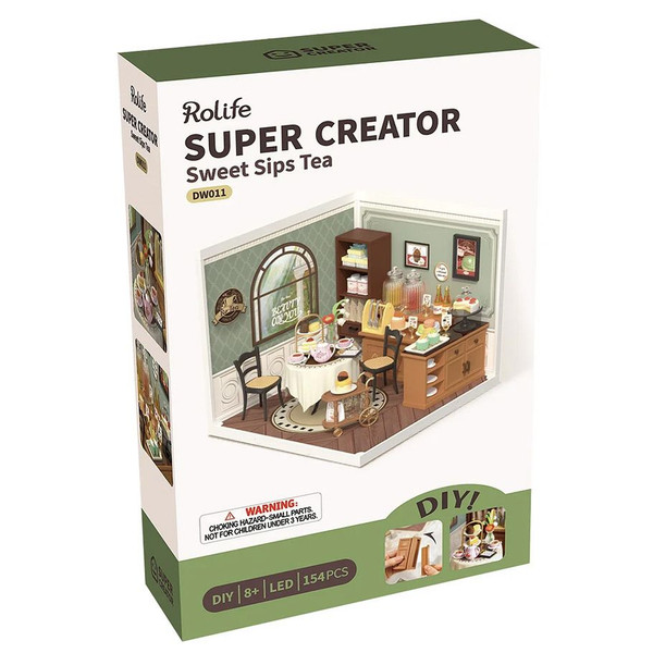 Rolife Super Creator Sweet Sips Tea DIY Building Set
