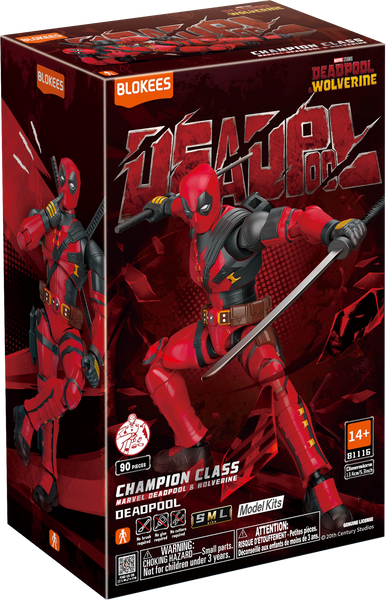 Marvel Blokees Infinity Saga Champion Class Deadpool Model Kit