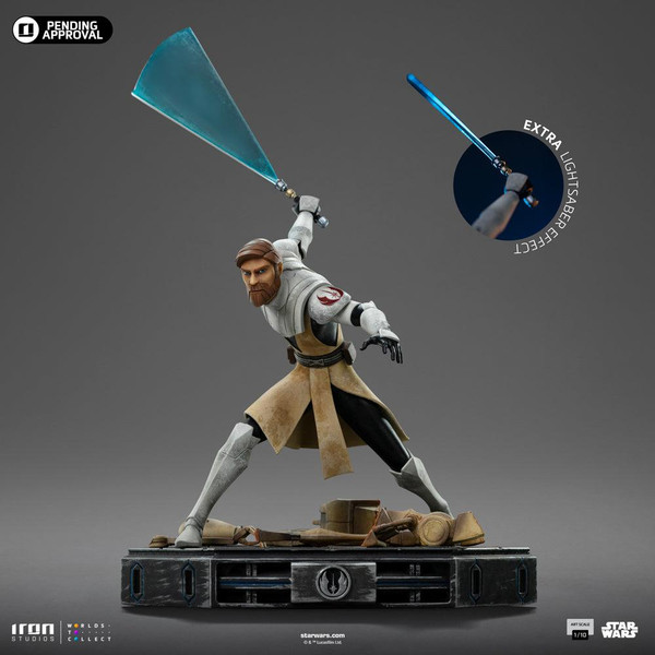Star Wars Clone Wars Obi-Wan Kenobi 1:10 Scale Statue