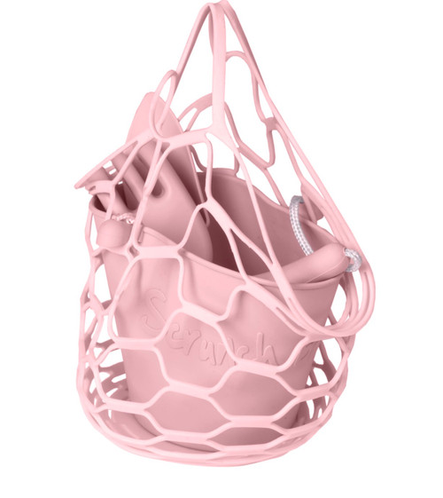 Scrunch Collapsible Bath/Beach Bag ~ Old Rose