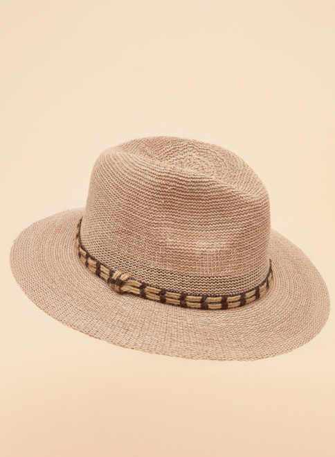 Powder Natalie Hat - Natural with Rope Band