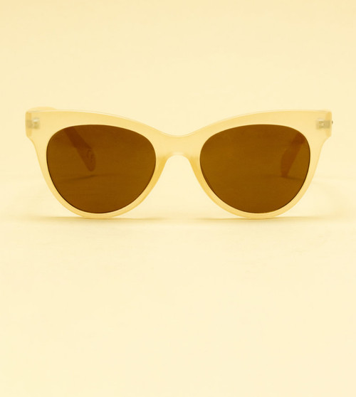 Powder Pamela Sunglasses ~ frosted Beige