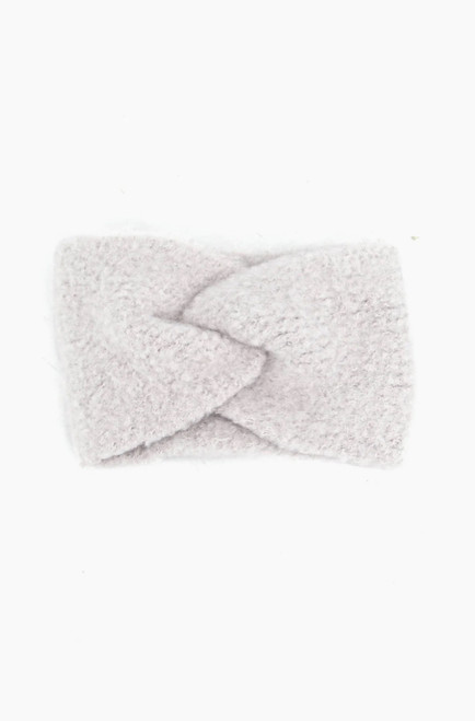 MSH Bekka Twist Front Headband Light Grey 