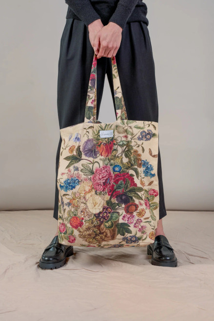 One Hundred Stars Canvas Bag ~ Primula Stone