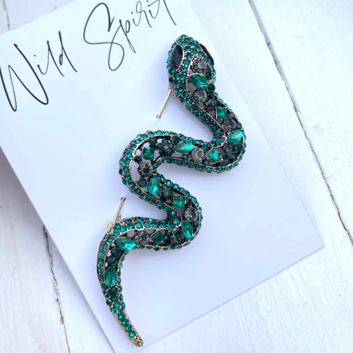 Wild Spirit ~ Green Snake Brooch Wild Spirit ~ Green Snake Brooch
