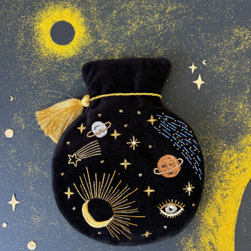 HOD After Dark Black Hot Water Bottle