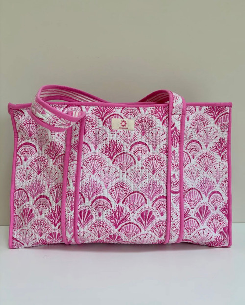 The Islander ~ Pink Shells Tote Bag