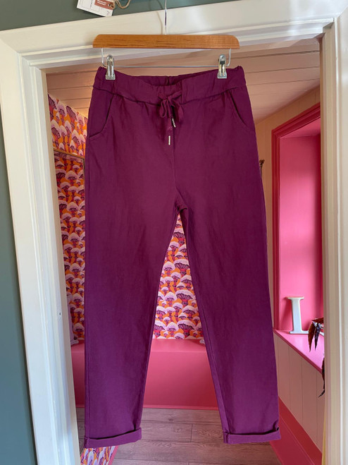 Magic Trousers ~ Plum Magic Trousers ~ Plum