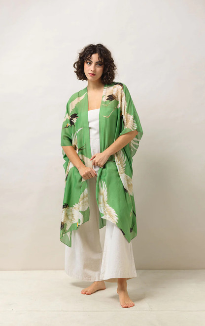 100 Stars Throwover Stork Pea Green