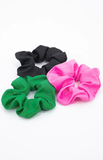 Miss Shorthair Silk Textured Scrunchie