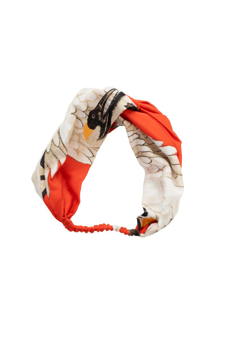 One Hundred Stars Headband ~ Stork Scarlet