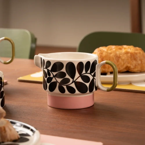 Orla Kiely ~ Sycamore Milk Jug Pink
