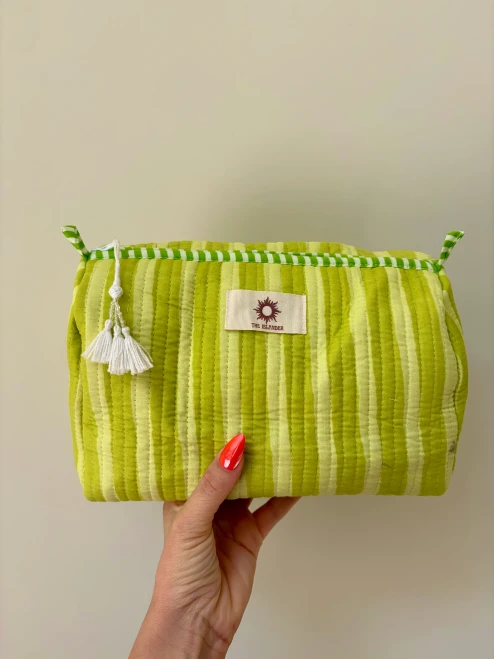 The Islander ~ Lime Green Mini Pouch