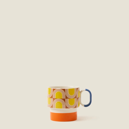 Orla Kiely ~ Aura Mug Orange