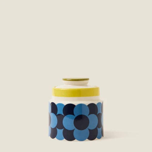 Orla Kiely ~ Retro Stripe Storage Jar Yellow