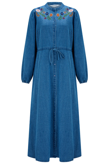 Ivana midi shirt dress