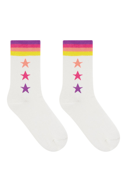 Socks Off-White Triple Star
