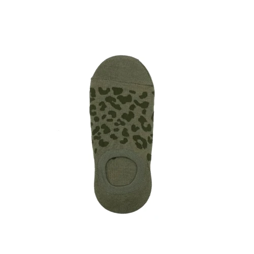 Sixton Leopard Trainer Socks ~ Ivy
