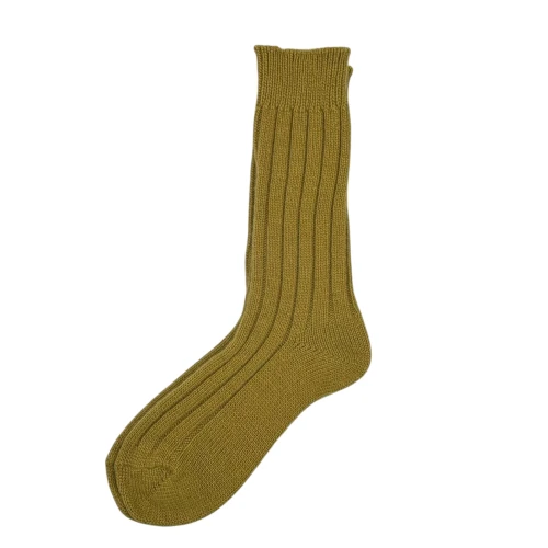 Sixton Sofia Cashmere Blend Single Socks ~ Olive