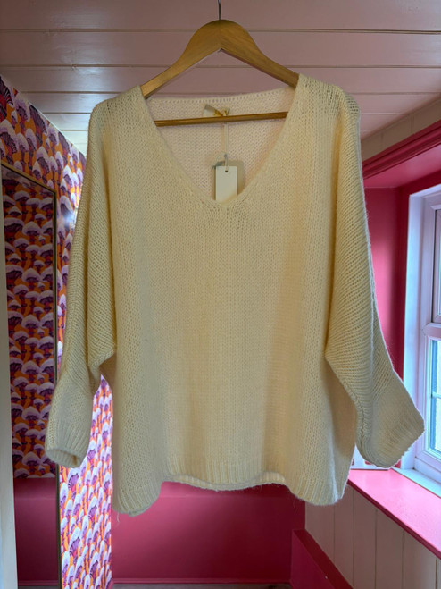 Mohair jumper ~ Cream