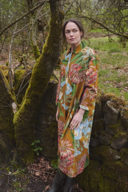 One Hundred Stars Pocket Dress ~ Rhodoleia Gold