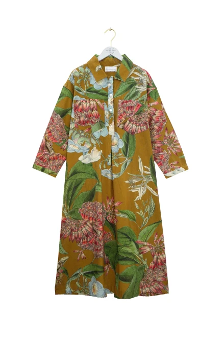 One Hundred Stars Pocket Dress ~ Rhodoleia Gold