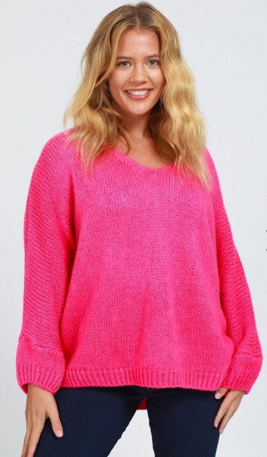 Mohair jumper ~ Cerise Mohair jumper ~ Cerise