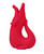 Scrunch Crocodile ~ Strawberry Red