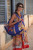 One Hundred Stars Frill Dress ~ Carnival Cobalt