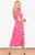 Miss Shorthair - Addie Short Sleeve Wrap Dress Pink Leopard Print