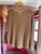 Classic Scoop Knitwear ~ Camel