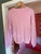 Detailed V Neck Jumper ~ Pink