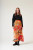 One Hundred Stars A-Line Maxi Skirt ~ Fans Scarlet
