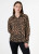 Leopard Print Chiffon Shirt ~ Mink