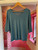V-Neck Short Sleeved Top ~ Teal