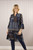 Large Paisley Print Tunic ~ Navy