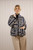 Paisley Quilted Bomber Jacket ~ Navy