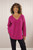 V-Neck Jumper ~ Magenta
