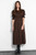 Miss Shorthair Hazel Tea Dress ~ Brown Leopard