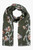Miss Shorthair Vaeda Khaki Floral Lightweight Scarf