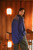 One Hundred Stars Oversized Shirt ~ Parsley Seed Navy (One Size)