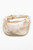 Miss Shorthair Colby Italian Leather Small Hobo Bag ~ Gold Metallic