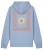 The Islander ~ Checkerboard Hoodie -Unisex Relaxed Style  - Light Blue
