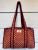 The Islander ~ Terracotta Checkerboard Midi Everyday Tote Bag The Islander ~ Terracotta Checkerboard Midi Everyday Tote Bag